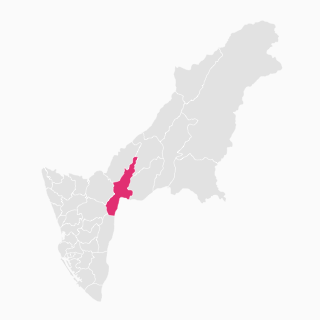 Qishan Dist.-Location map