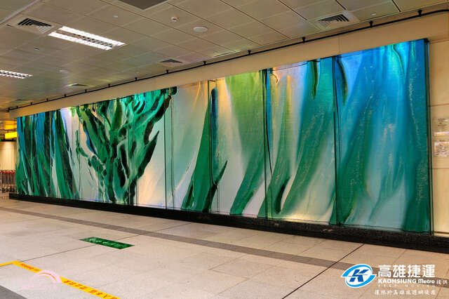 r4高雄國際機場站-凝聚的綠寶石1_高雄捷運提供
