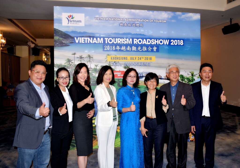 Cục du lịch Việt Nam cùng đại diện các công ty dịch vụ lữ hành Việt Nam tới Đài Loan tổ chức quảng bá du lịch từ ngày 23/7 tới ngày 27/7. 