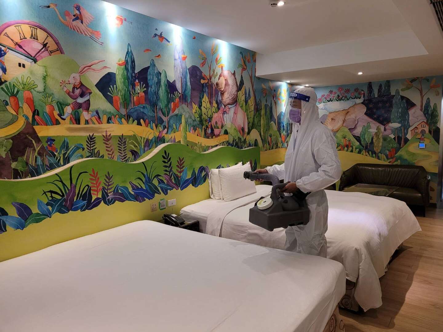 高雄市防疫旅館清潔消毒情形