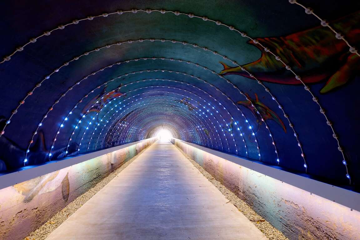 旗津星空隧道整修後樣貌3