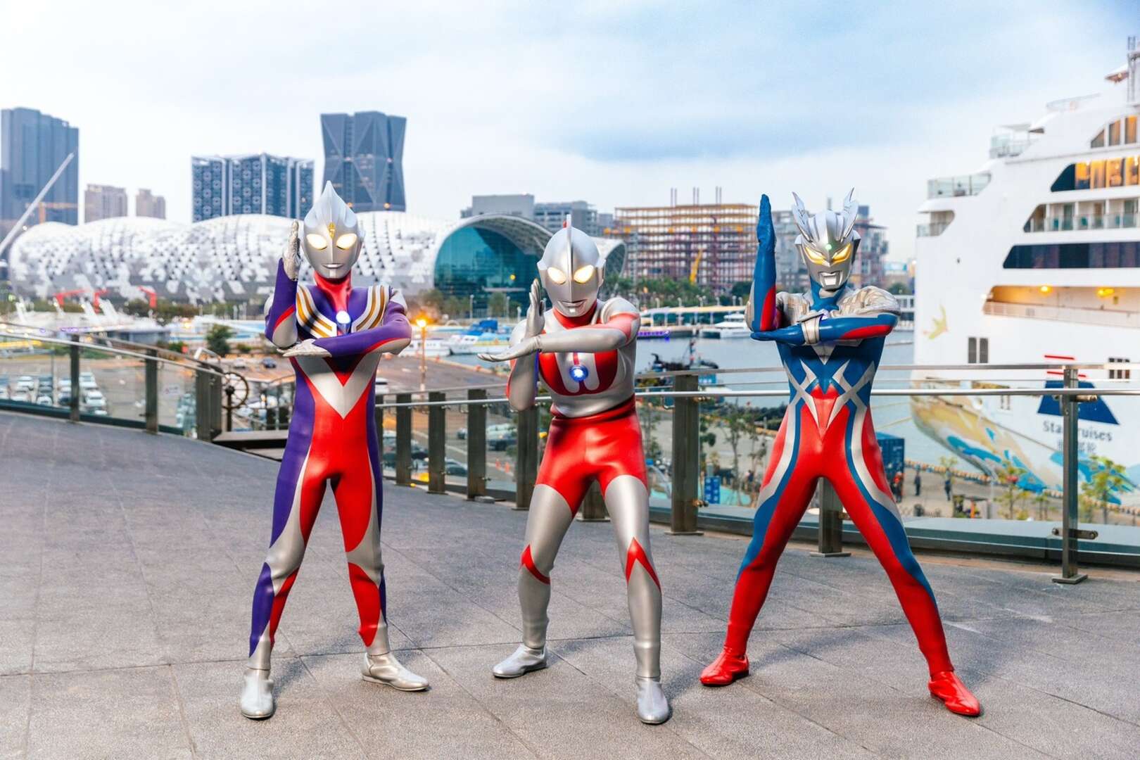 圖1、2/7-3/1超人力霸王將現身愛河灣及高雄港16至18號碼頭
