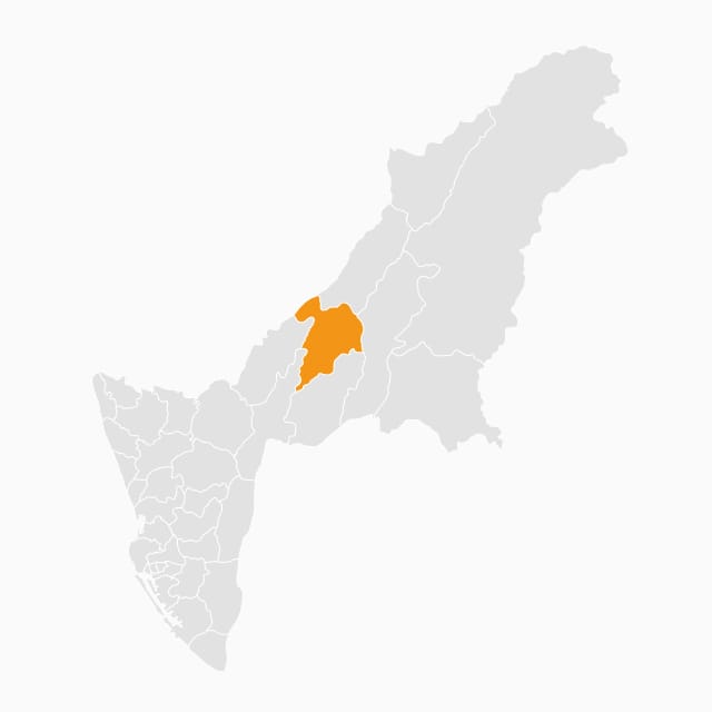 杉林區-位置圖