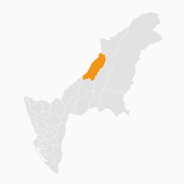 甲仙區-位置圖