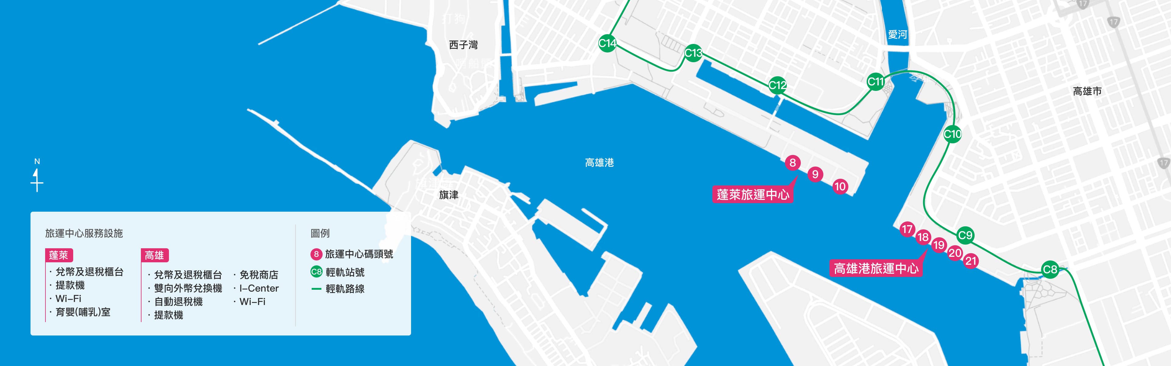 旅运中心服务设施